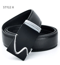 Load image into Gallery viewer, Automatic Buckle Genuine Leather Belt Men&#39;s
