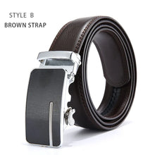 Load image into Gallery viewer, Automatic Buckle Genuine Leather Belt Men&#39;s
