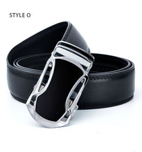 Load image into Gallery viewer, Automatic Buckle Genuine Leather Belt Men&#39;s
