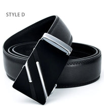 Load image into Gallery viewer, Automatic Buckle Genuine Leather Belt Men&#39;s
