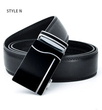 Load image into Gallery viewer, Automatic Buckle Genuine Leather Belt Men&#39;s
