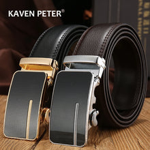 Load image into Gallery viewer, Automatic Buckle Genuine Leather Belt Men&#39;s
