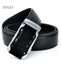 Load image into Gallery viewer, Automatic Buckle Genuine Leather Belt Men&#39;s
