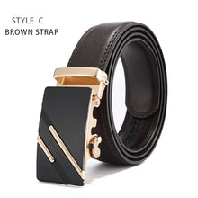 Load image into Gallery viewer, Automatic Buckle Genuine Leather Belt Men&#39;s
