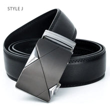 Load image into Gallery viewer, Automatic Buckle Genuine Leather Belt Men&#39;s
