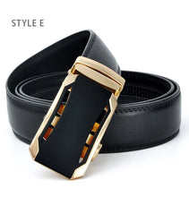 Load image into Gallery viewer, Automatic Buckle Genuine Leather Belt Men&#39;s
