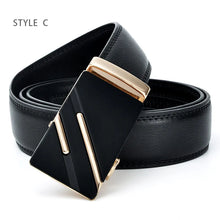 Load image into Gallery viewer, Automatic Buckle Genuine Leather Belt Men&#39;s
