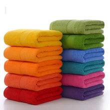 Load image into Gallery viewer, Pure Cotton Towel Solid Color Thickened Lint-free 70X140CM
