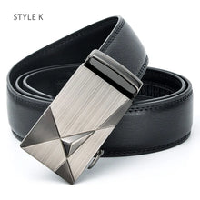 Load image into Gallery viewer, Automatic Buckle Genuine Leather Belt Men&#39;s
