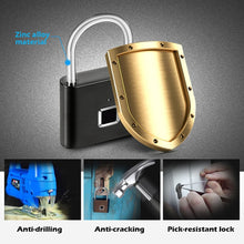 Load image into Gallery viewer, Smart Waterproof Digital Fingerprint Padlock
