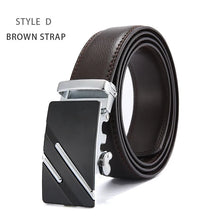 Load image into Gallery viewer, Automatic Buckle Genuine Leather Belt Men&#39;s
