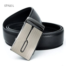 Load image into Gallery viewer, Automatic Buckle Genuine Leather Belt Men&#39;s
