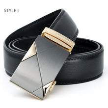 Load image into Gallery viewer, Automatic Buckle Genuine Leather Belt Men&#39;s
