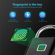 Load image into Gallery viewer, Smart Waterproof Digital Fingerprint Padlock
