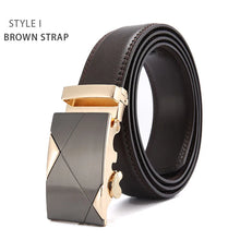 Load image into Gallery viewer, Automatic Buckle Genuine Leather Belt Men&#39;s
