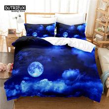 Load image into Gallery viewer, Moonlit Night Painting 3Pcs Set Duvet Cover Soft Comfortable Breathable
