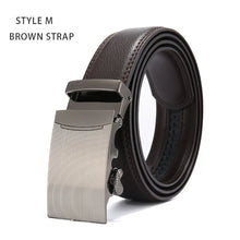 Load image into Gallery viewer, Automatic Buckle Genuine Leather Belt Men&#39;s
