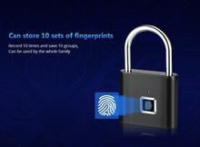 Load image into Gallery viewer, Smart Waterproof Digital Fingerprint Padlock
