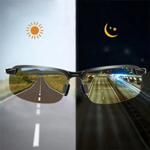 Load image into Gallery viewer, Luxury Driving Eyewear Polarized Day or Night Vision Yellow Sunglasses
