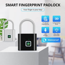 Load image into Gallery viewer, Smart Waterproof Digital Fingerprint Padlock
