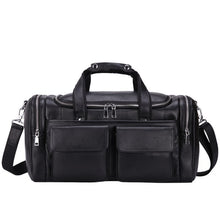 Load image into Gallery viewer, Travel Fashion Genuine Leather Duffle Bag 100% Soft Cowhide
