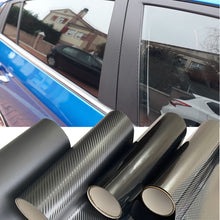 Load image into Gallery viewer, 3D Carbon Fiber Black Color Vinyl Wrap Film For Car
