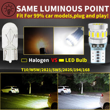 Load image into Gallery viewer, Super Bright LED T10 W5W 168 194 Car Light Bulbs
