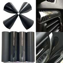 Load image into Gallery viewer, 3D Carbon Fiber Black Color Vinyl Wrap Film For Car
