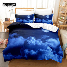 Load image into Gallery viewer, Moonlit Night Painting 3Pcs Set Duvet Cover Soft Comfortable Breathable
