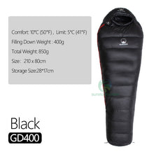 Load image into Gallery viewer, Sleeping Bag Ultralight Waterproof Winter Adult Mummy Style
