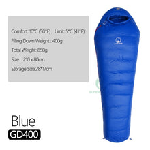 Load image into Gallery viewer, Sleeping Bag Ultralight Waterproof Winter Adult Mummy Style
