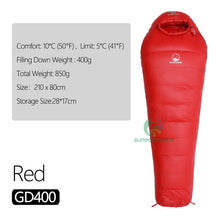 Load image into Gallery viewer, Sleeping Bag Ultralight Waterproof Winter Adult Mummy Style
