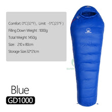 Load image into Gallery viewer, Sleeping Bag Ultralight Waterproof Winter Adult Mummy Style
