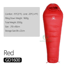 Load image into Gallery viewer, Sleeping Bag Ultralight Waterproof Winter Adult Mummy Style
