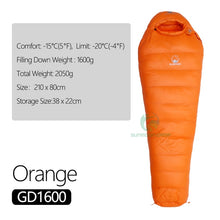 Load image into Gallery viewer, Sleeping Bag Ultralight Waterproof Winter Adult Mummy Style
