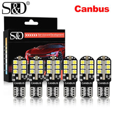 Load image into Gallery viewer, 6Pcs W5W LED T10 Light Bulbs Canbus Super Bright
